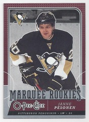 2008-09 O-Pee-Chee Marquee Rookie Janne Pesonen #786